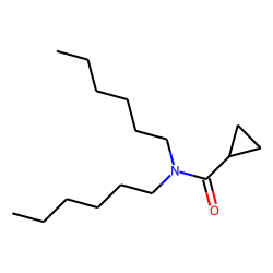 Cyclopropanecarboxamide, N,N-dihexyl-