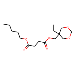 Succinic acid, (5-ethyl-1,3-dioxan-5-yl)methyl pentyl ester