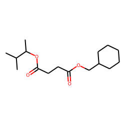 Succinic acid, cyclohexylmethyl 3-methylbut-2-yl ester
