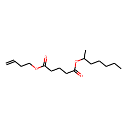 Glutaric acid, hept-2-yl but-3-en-1-yl ester