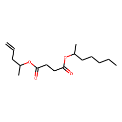 Succinic acid, hept-2-yl pent-4-en-2-yl ester