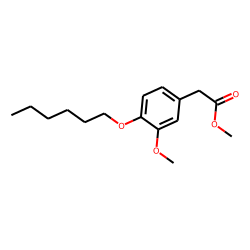 (3-methoxy-4-hexyloxy-phenyl)-acetic acid, methyl ester