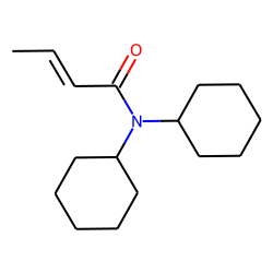 2-Butenamide, N,N-dicyclohexyl-
