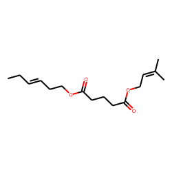 Glutaric acid, 3-methylbut-2-en-1-yl cis-hex-3-enyl ester