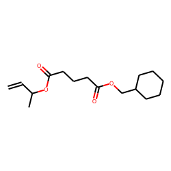 Glutaric acid, but-3-en-2-yl cyclohexylmethyl ester