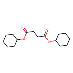 Succinic acid, di(cyclohexyl) ester