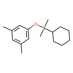 1-Cyclohexyldimethylsilyloxy-3,5-dimethylbenzene
