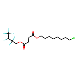 Succinic acid, 8-chlorooctyl 2,2,3,4,4,4-hexafluorobutyl ester
