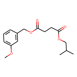 Succinic acid, isobutyl 3-methoxybenzyl ester