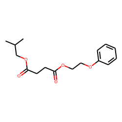 Succinic acid, isobutyl 2-phenoxyethyl ester