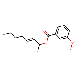 m-Anisic acid, oct-3-en-2-yl ester
