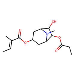 3-Tigloyloxy-6-propionyloxy-7-hydroxytropane