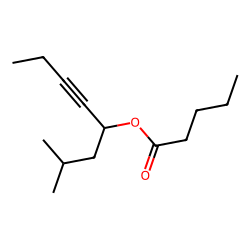 valeric acid, 2-methyloct-5-yn-4-yl ester