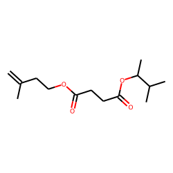 Succinic acid, 3-methylbut-2-yl 3-methylbut-3-en-1-yl ester