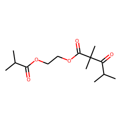 Ethylene glycol iso-butyrate-2,2,4-trimethyl-3-oxovalerate