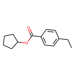 4-Ethylbenzoic acid, cyclopentyl ester