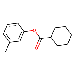 Cyclohexanecarboxylic acid, 3-methylphenyl ester