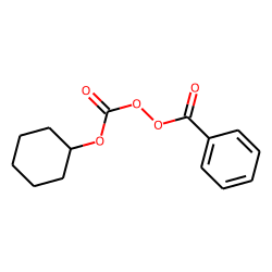 Benzoyl(cyclohexyloxy)-carbonylperoxide