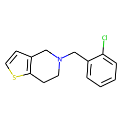 Thieno[3,2-c]pyridine, 5-[(2-chlorophenyl)methyl]-4,5,6,7-tetrahydro-