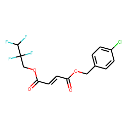Fumaric acid, 4-chlorobenzyl 2,2,3,3-tetrafluoropropyl ester