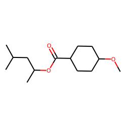 Cyclohexanecarboxylic acid, 4-methoxy-, 4-methyl-2-pentyl ester