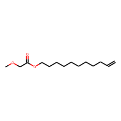 Methoxyacetic acid, 10-undecenyl ester