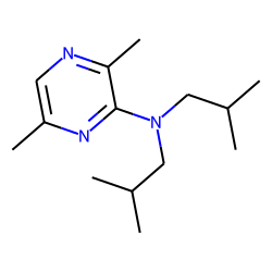2-(N,n-diisobutylamino)-3,6-dimethyl pyrazine