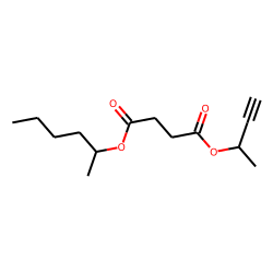Succinic acid, but-3-yn-2-yl 2-hexyl ester