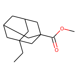 3-ethyladamantane-1-carboxylic acid, methyl ester