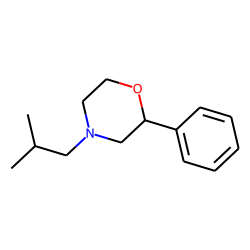 2-phenyl-4-isobutyl-tetrahydro-1,4-oxazine