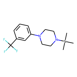 N-?(3-?Trifluoromethylpheny?l)?piperazine, N'-trimethylsilyl-