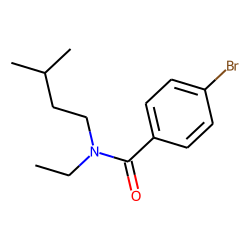 Benzamide, 4-bromo-N-ethyl-N-3-methylbutyl-