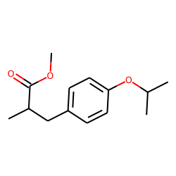3-(4-isopropoxy-phenyl)-2-methyl-propionic acid, methyl ester