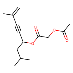 Acetoxyacetic acid, 2,7-dimethyloct-7-en-5-yn-4-yl ester