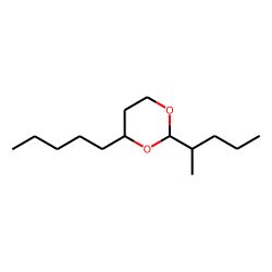 1,3-Dioxane, 2-(1-methylbutyl)-4-pentyl, 2R,4R