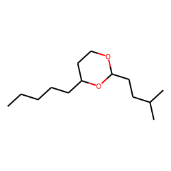1,3-Dioxane, 2-isopentyl-4-pentyl, 2R,4R