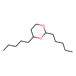 1,3-Dioxane, 2,4-dipentyl, 2S,4R