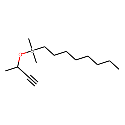 2-Dimethyloctylsilyloxybut-3-yne