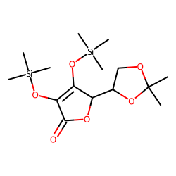 5,6-Isopropylidene-L-ascorbic acid, bis(trimethylsilyl) ether