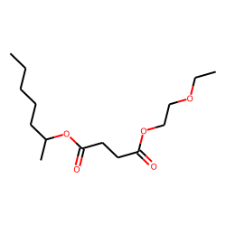 Succinic acid, hept-2-yl 2-ethoxyethyl ester