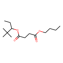 Succinic acid, butyl 2,2-dimethylpent-3-yl ester