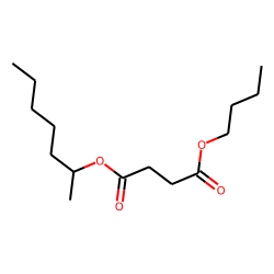 Succinic acid, butyl 2-heptyl ester