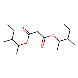 Malonic acid, di(3-methylpent-2-yl) ester
