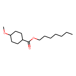 Cyclohexanecarboxylic acid, 4-methoxy-, heptyl ester