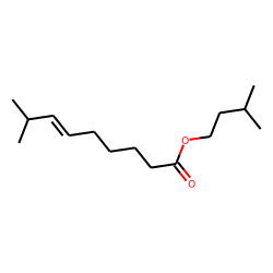 Isopentyl 8-methylnon-6-enoate