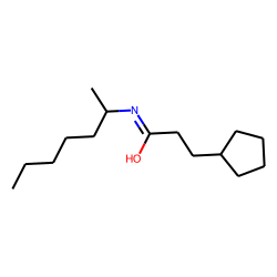 Propanamide, 3-cyclopentyl-N-(hept-2-yl)-