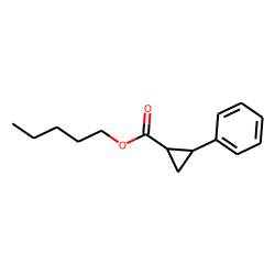 Cyclopropanecarboxylic acid, trans-2-phenyl-, pentyl ester