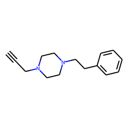 Piperazine, 1-phenethyl-4-(2-propynyl)-