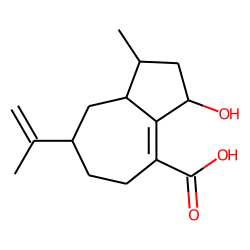 2-Hydroxyguia-1(10),11-dien-15-oic acid