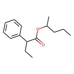 Butyric acid, 2-phenyl-, pent-2-yl ester